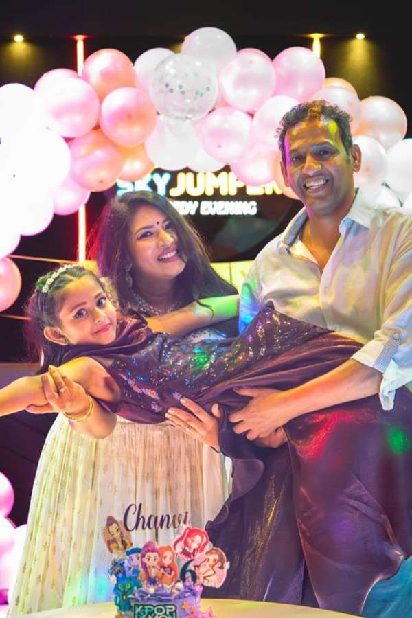 Actress Sanghavi Daughter Birthday Celebrations Photos2