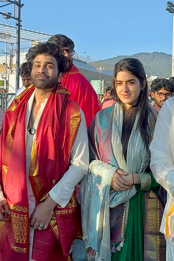 Former Minister Roja and Sharwanand visit Tirumala Temple Photos19