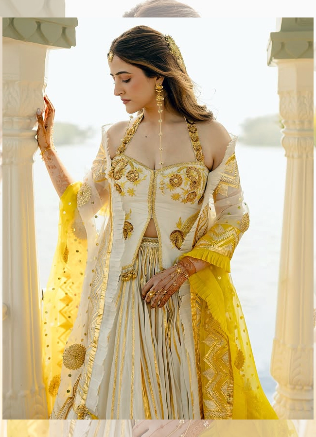 Actress Nupur Sanon shared photos from her Haldi ceremony3