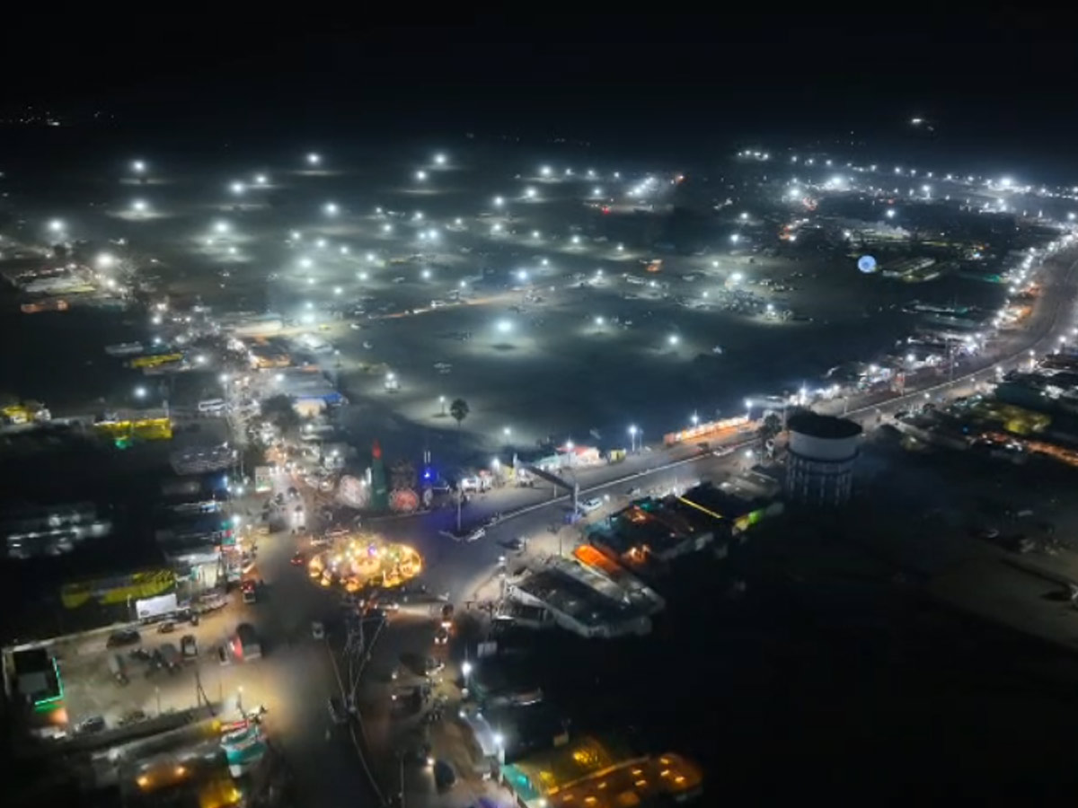 The Lights Of Medaram Jatara Drone Visuals Photos11