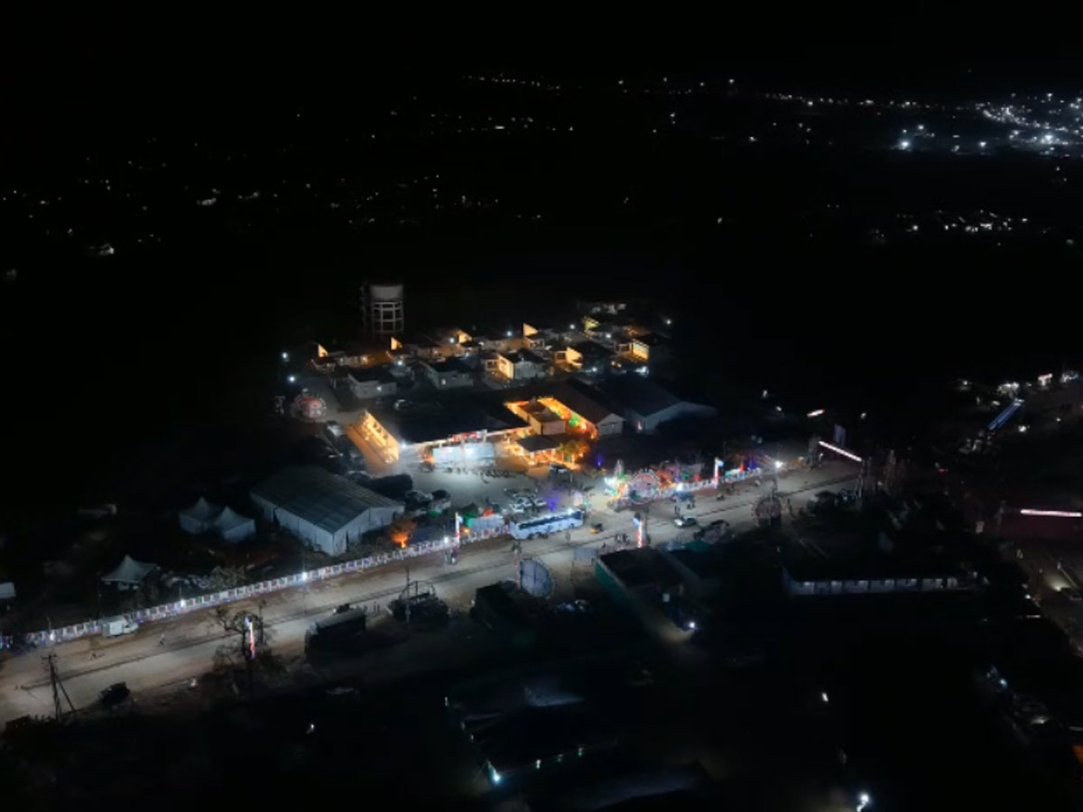 The Lights Of Medaram Jatara Drone Visuals Photos12
