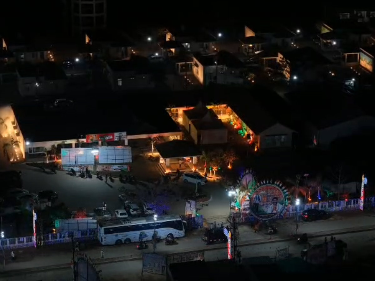 The Lights Of Medaram Jatara Drone Visuals Photos13