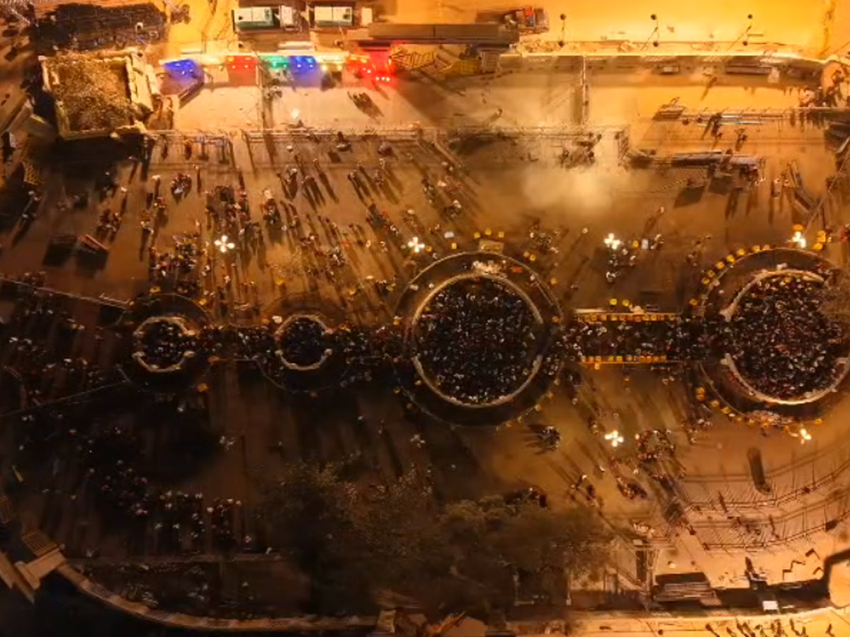 The Lights Of Medaram Jatara Drone Visuals Photos17