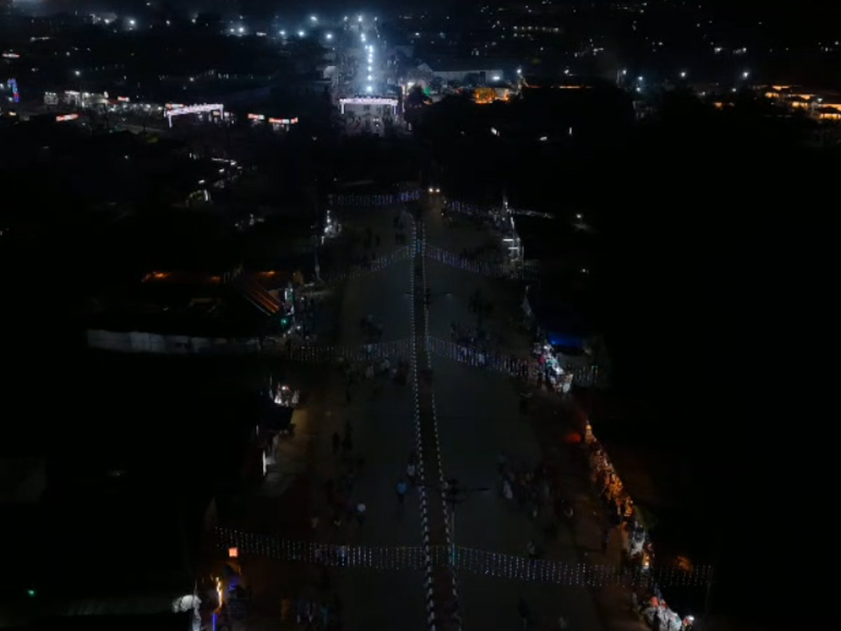 The Lights Of Medaram Jatara Drone Visuals Photos18