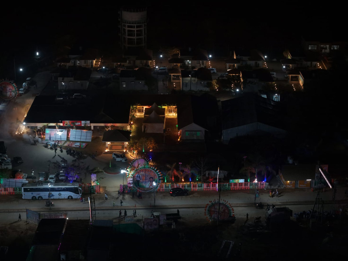 The Lights Of Medaram Jatara Drone Visuals Photos3