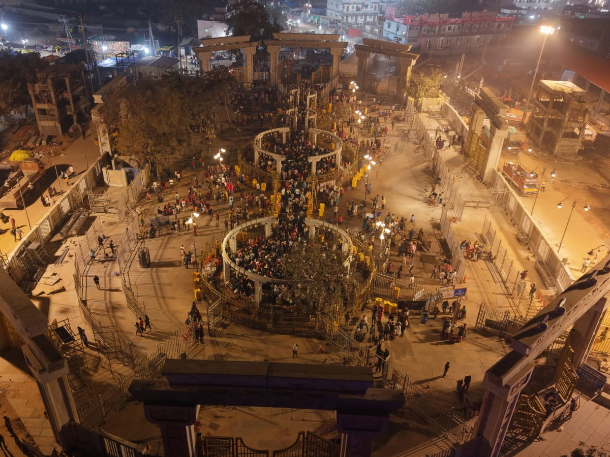 The Lights Of Medaram Jatara Drone Visuals Photos24