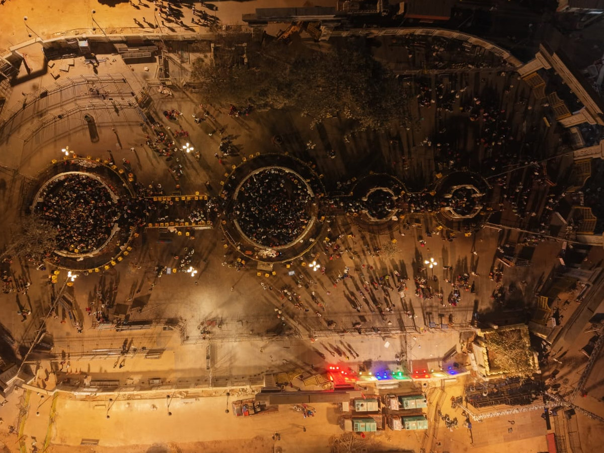 The Lights Of Medaram Jatara Drone Visuals Photos29