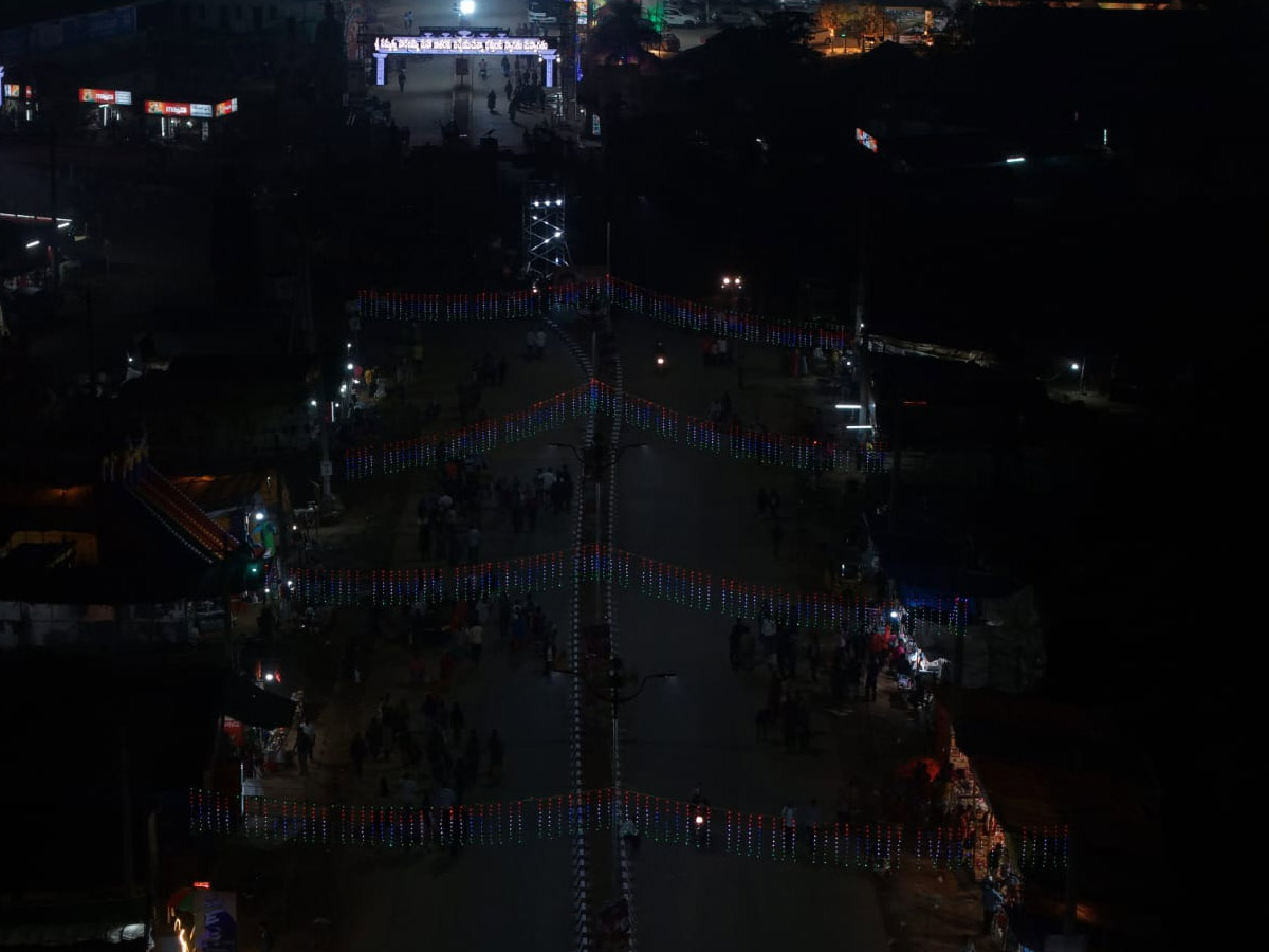 The Lights Of Medaram Jatara Drone Visuals Photos35