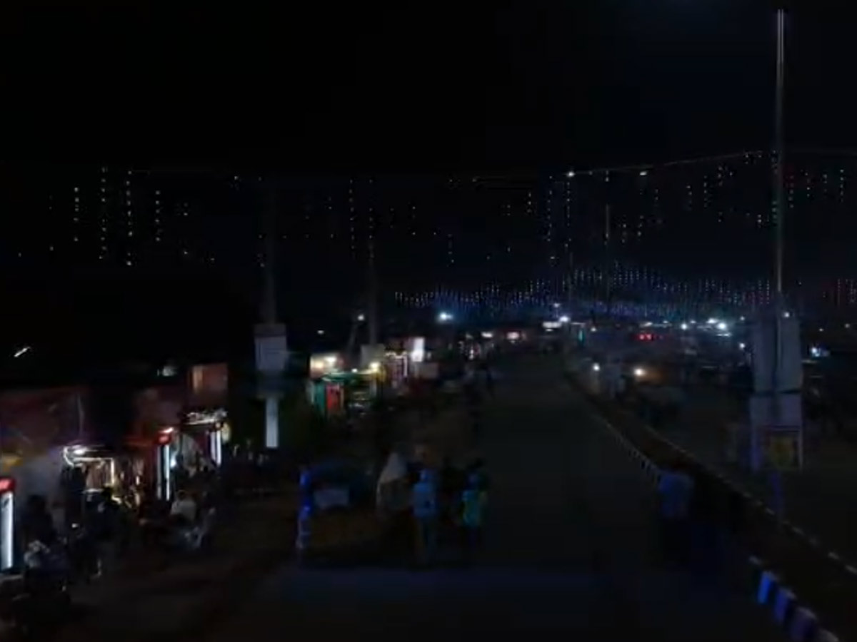 The Lights Of Medaram Jatara Drone Visuals Photos7