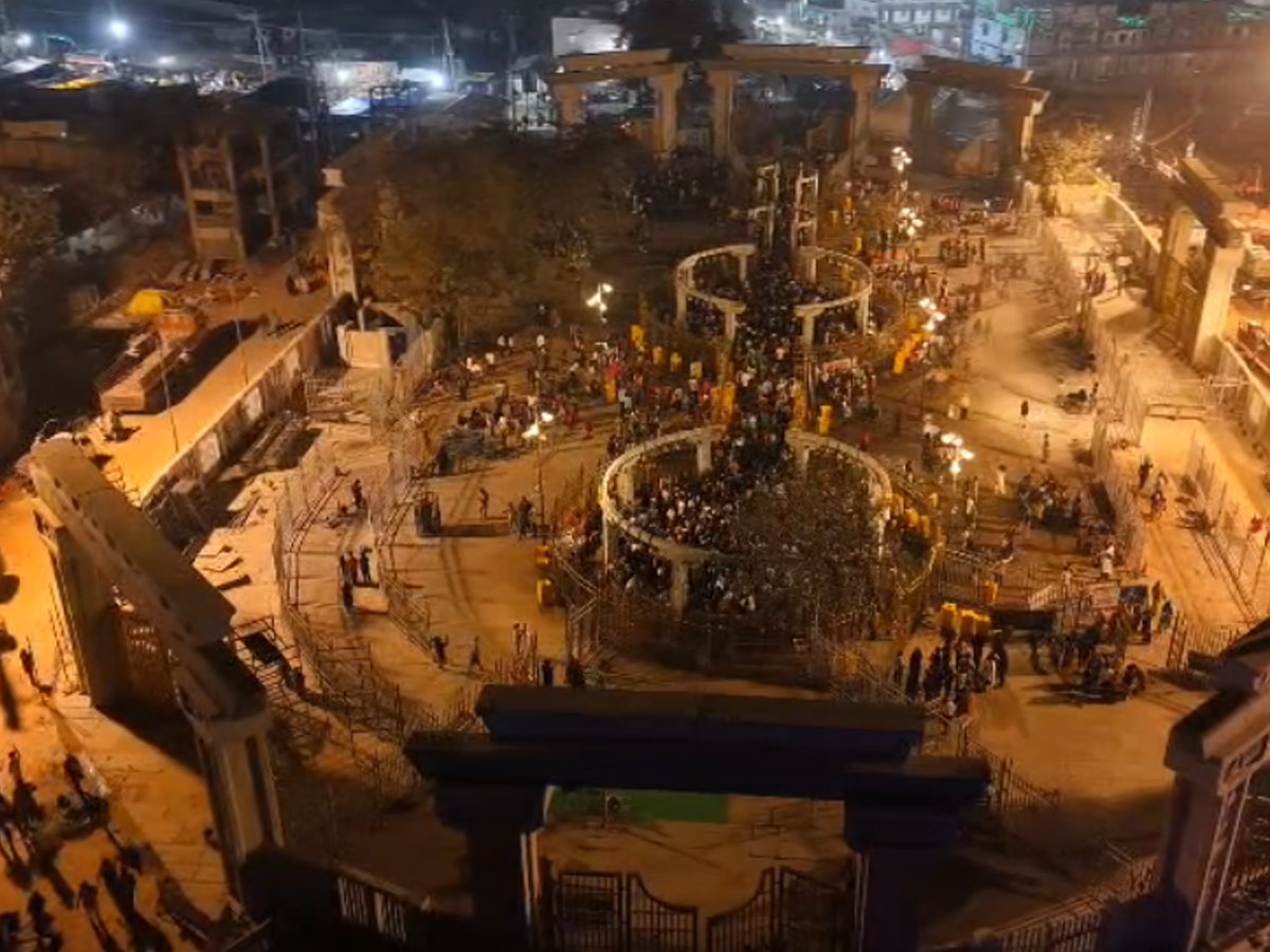 The Lights Of Medaram Jatara Drone Visuals Photos8