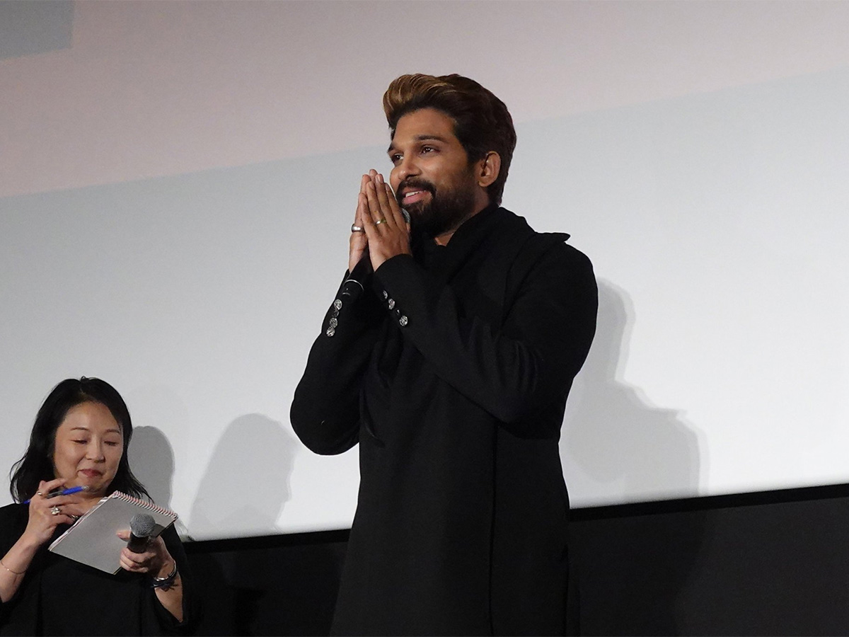 Allu Arjun Busy In Japan Promotions Of Pushpa 2 Photos14