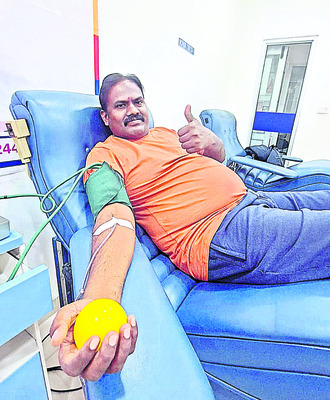 రక్తదానంలో ‘రాముడు’ 1