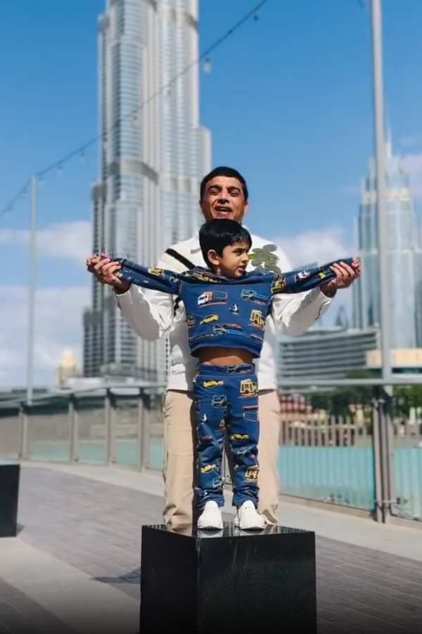 Producer Dil Raju Enjoys A Memorable Dubai Trip With Family Photos8