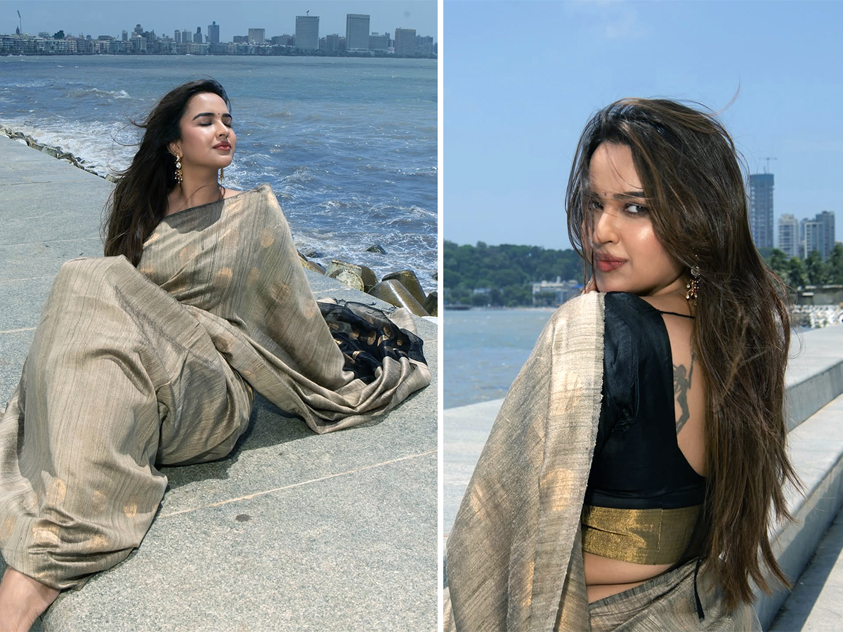 Tollywood Actress Pujita Ponnada HD Viral Photos1