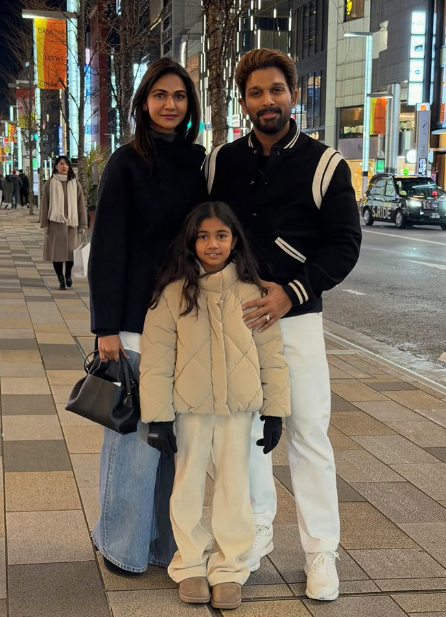 Allu Arjun's family on a trip to Japan (Photos)14