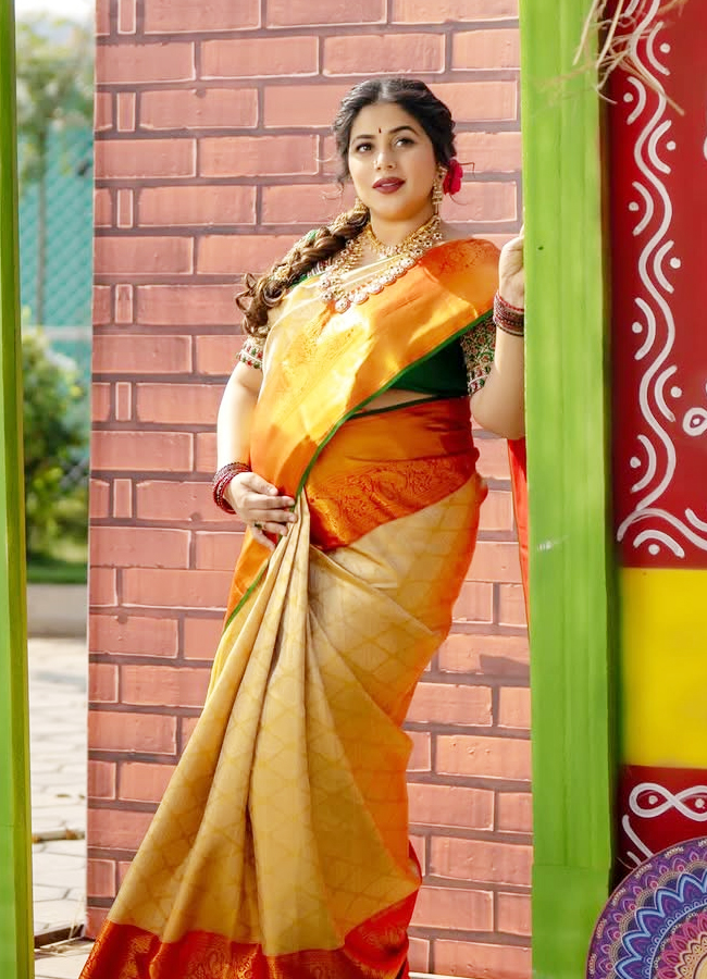 Poorna poses with her second pregnancy baby bump (Photos)6