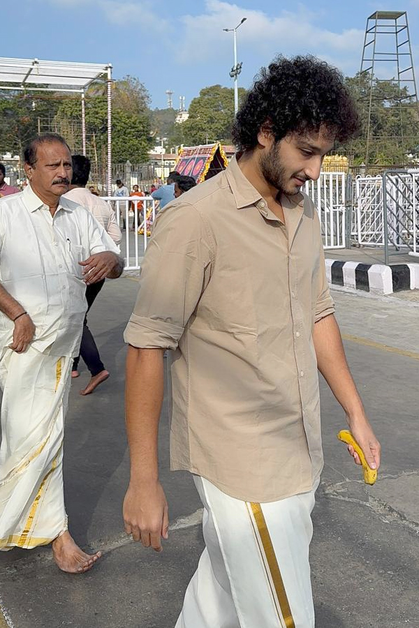 SuperStar Krishna Grand Son Jaya Krishna Visited Tirumala Temple Photos2