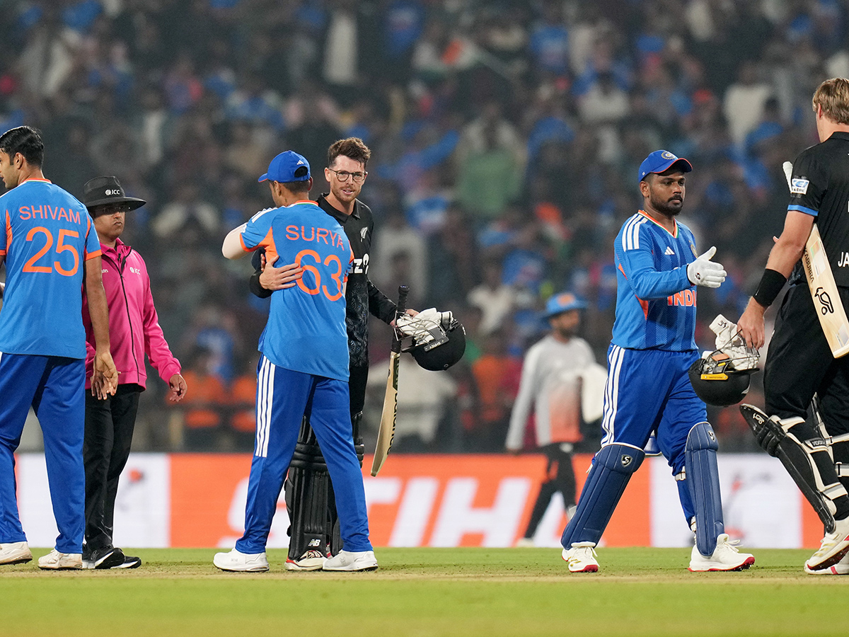 first T20I cricket match between India and New Zealand12