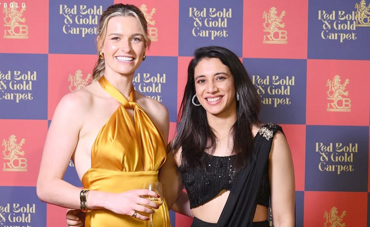 Royal Challengers Bengaluru Women Players Shining At The Red Carpet Event Photos2