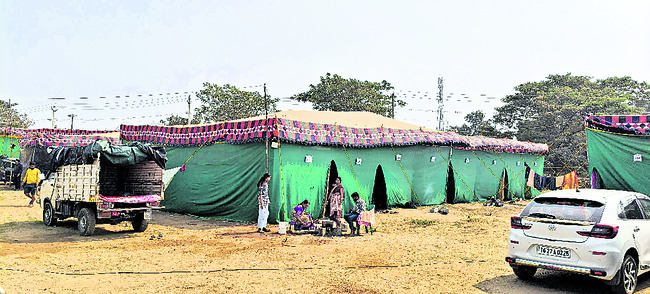 మేడారం.. గుడారం1