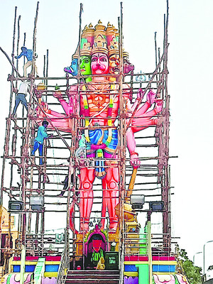 పల్నాడు పండుగ అభయాంజనేయ స్వామి రథయాత్ర 1