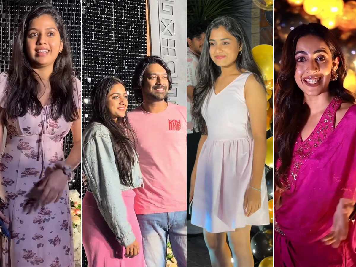 Celebrity At Niharika Konidela Pink Elephant Pictures Party1