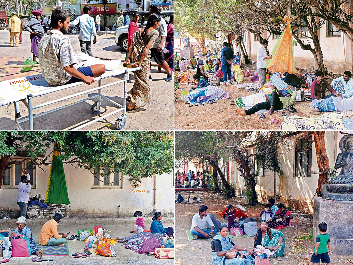 Hardships of patient assistants... Hospitalization Photos1