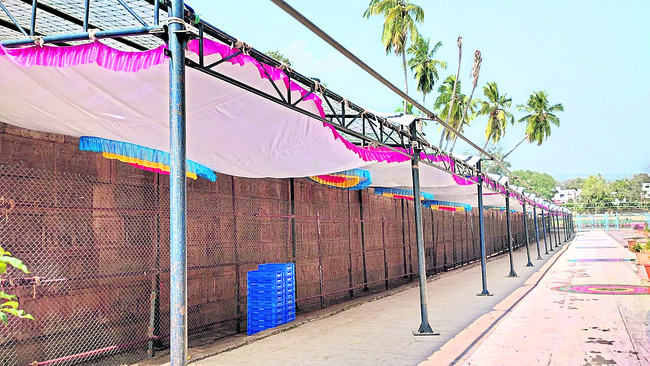 మహాశివరాత్రి బ్రహ్మోత్సవ ఏర్పాట్లు షురూ1