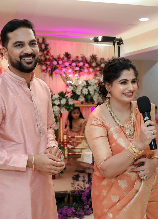 Telugu serial actress's daughter's naming ceremony (photos)11