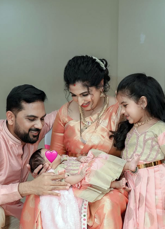 Telugu serial actress's daughter's naming ceremony (photos)17