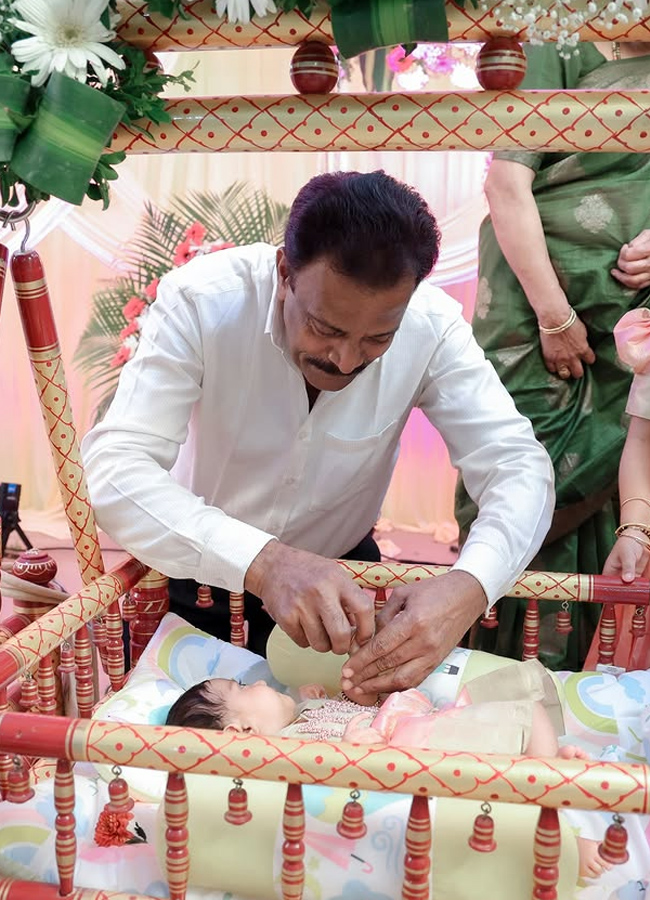 Telugu serial actress's daughter's naming ceremony (photos)9