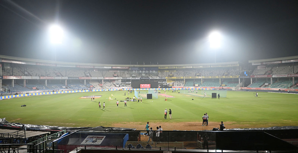 India and New Zealand  fourth T20 cricket match in Visakhapatnam23