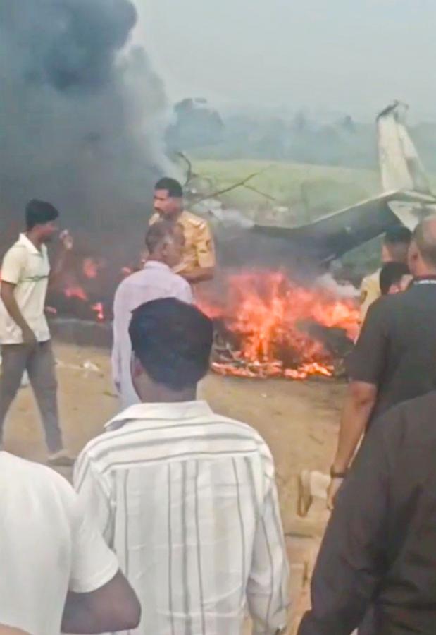 Maharashtra Deputy CM Ajit Pawar Plane Crash Viral Photos8