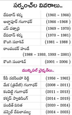 మొదట మున్సిపాల్టీయే..! 2