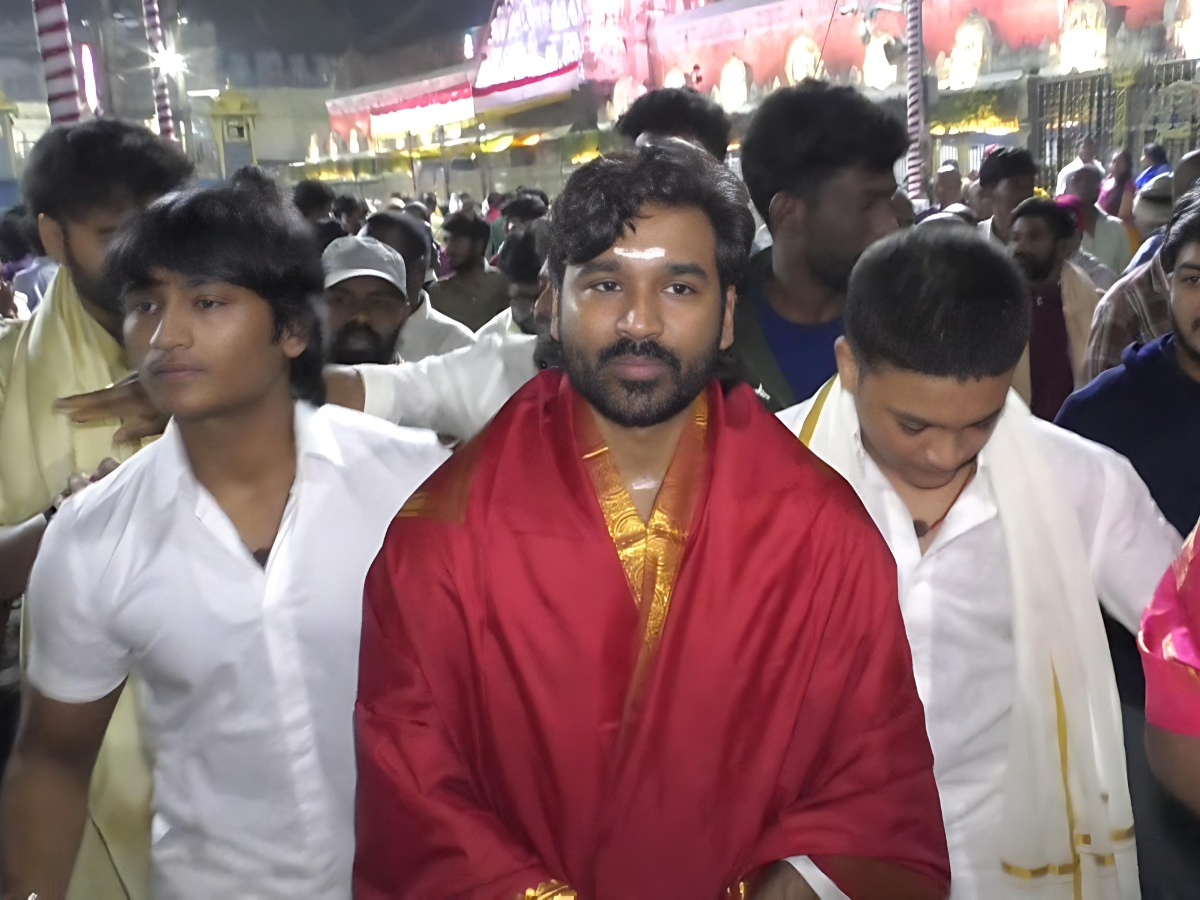 Actor Dhanush Visits Tirumala Tirupati Temple Photos1