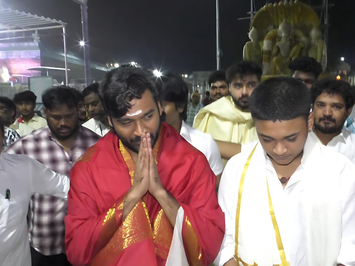 Actor Dhanush Visits Tirumala Tirupati Temple Photos5