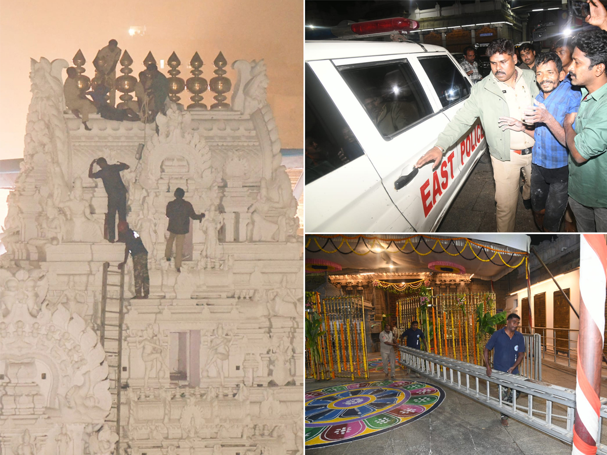 Drunk man Hulchul at TTD Sri Govindarajaswami Temple1