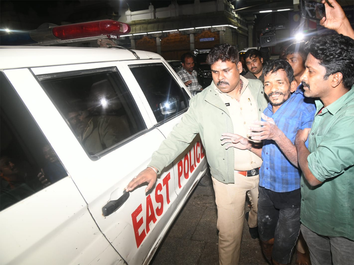 Drunk man Hulchul at TTD Sri Govindarajaswami Temple16