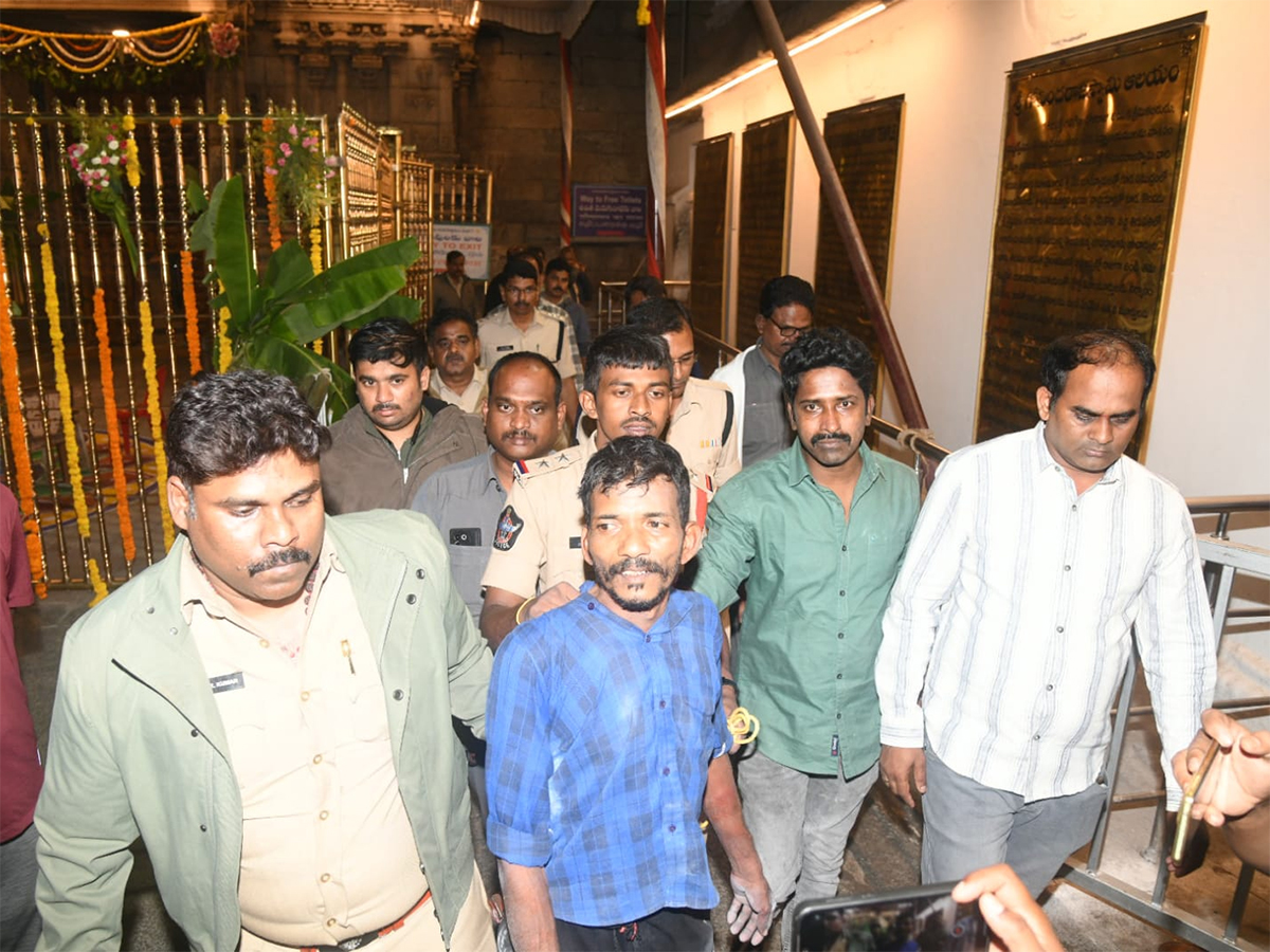 Drunk man Hulchul at TTD Sri Govindarajaswami Temple18