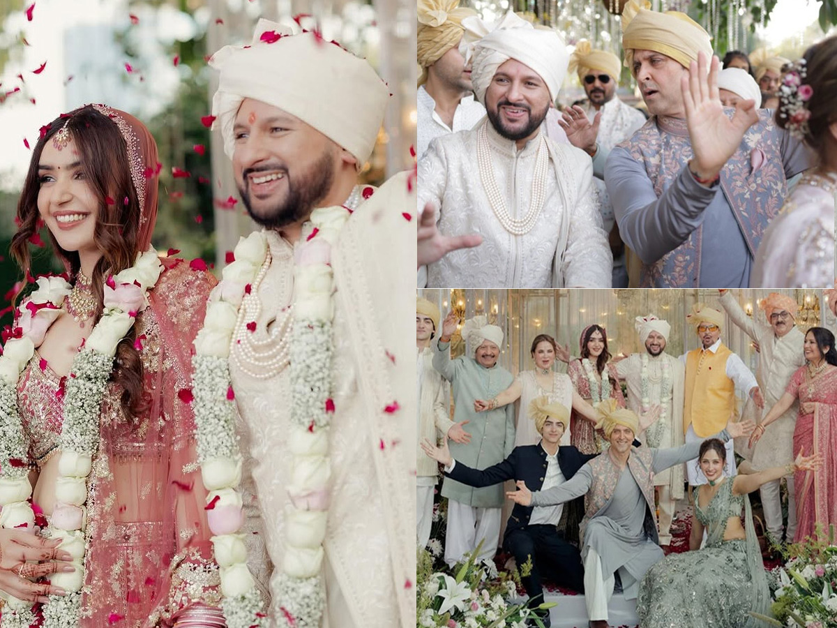 Hrithik Roshan shared Beautiful pictures with His family from his cousin Eshaan wedding Photos1