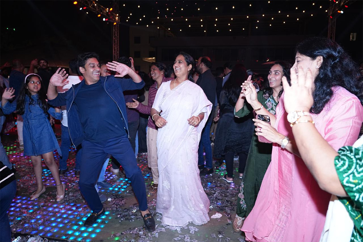 New Year celebrations were held grandly in the MLA Colony6