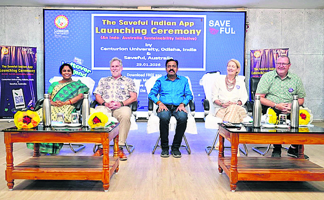 సెంచూరియన్‌ క్యాంపస్‌లో సేవ్‌ఫుల్‌ ఇండియా యాప్‌ ఆవిష్కర1