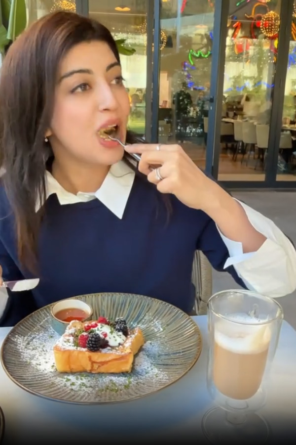 Actress Pranitha Subhash takes A Trip To Portugal with Her Daughter Photos7