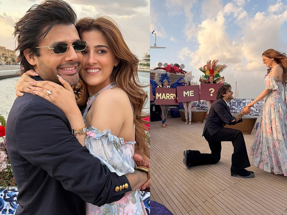 Kriti Sanon sister Nupur Sanon engagement Photos1