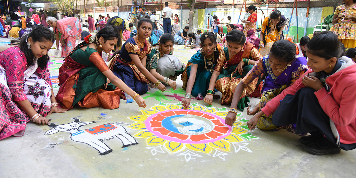 Sankranthi 2026 : Muggulu Competition Sakshi News11