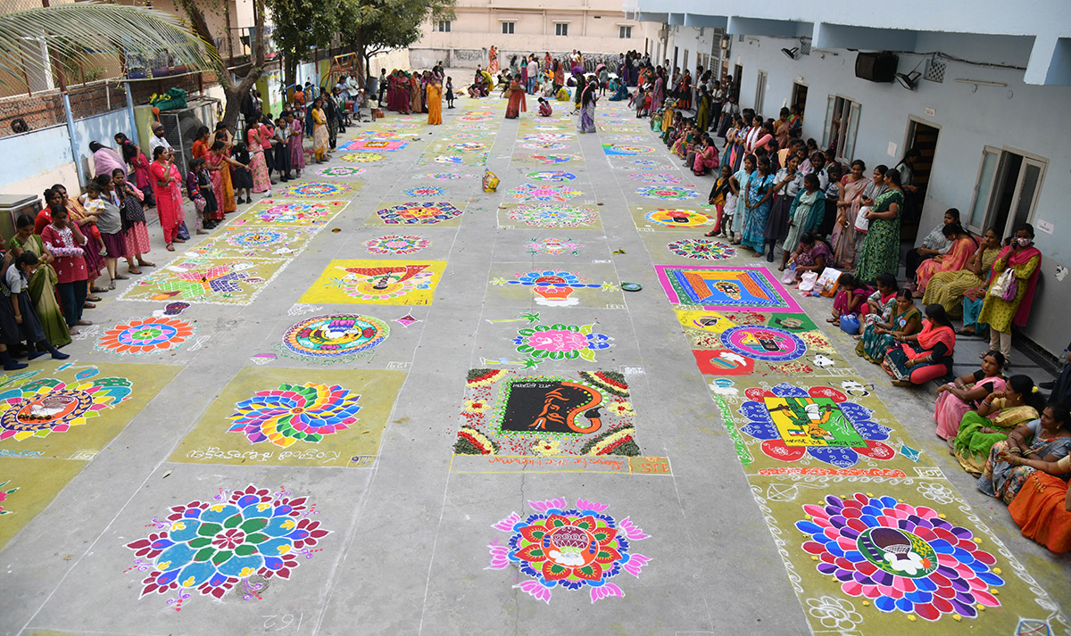 Sankranthi 2026 : Muggulu Competition Sakshi News25