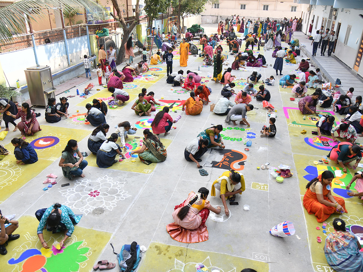 Sankranthi 2026 : Muggulu Competition Sakshi News5