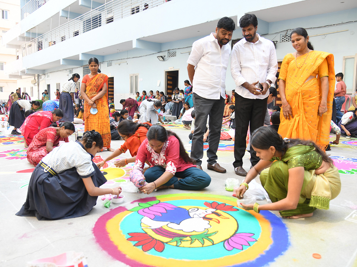 Sankranthi 2026 : Muggulu Competition Sakshi News9