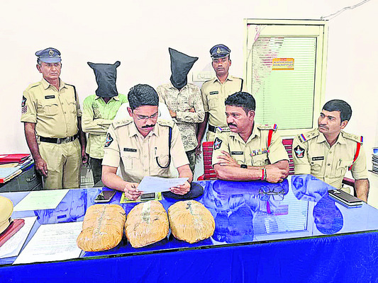 8 కేజీల గంజాయి స్వాధీనం 1