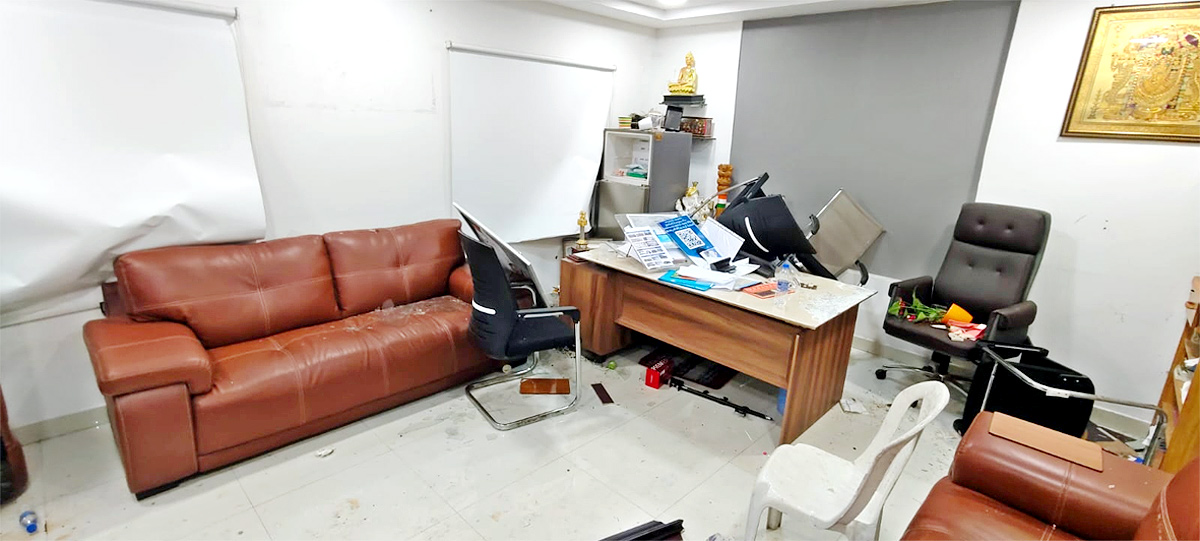 High Tension At Ambati Rambabu House In Guntur  13